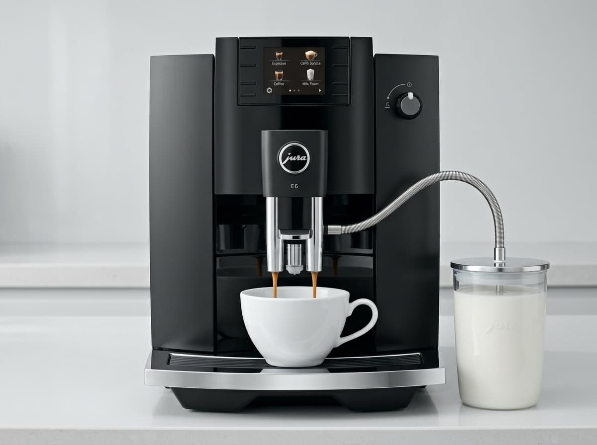 The Jura E6 makes as good an espresso as super-automatic esp