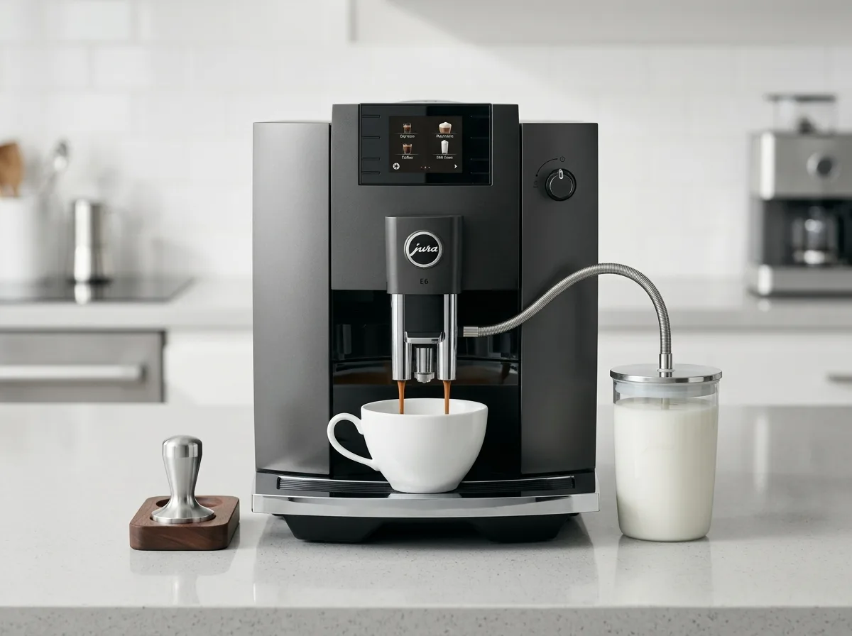 The Jura E6 makes as good an espresso as super-automatic esp