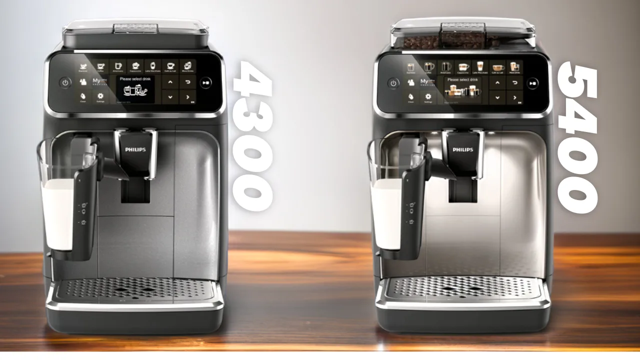 Philips 4300 vs 5400: Similar Espresso Machines Compared