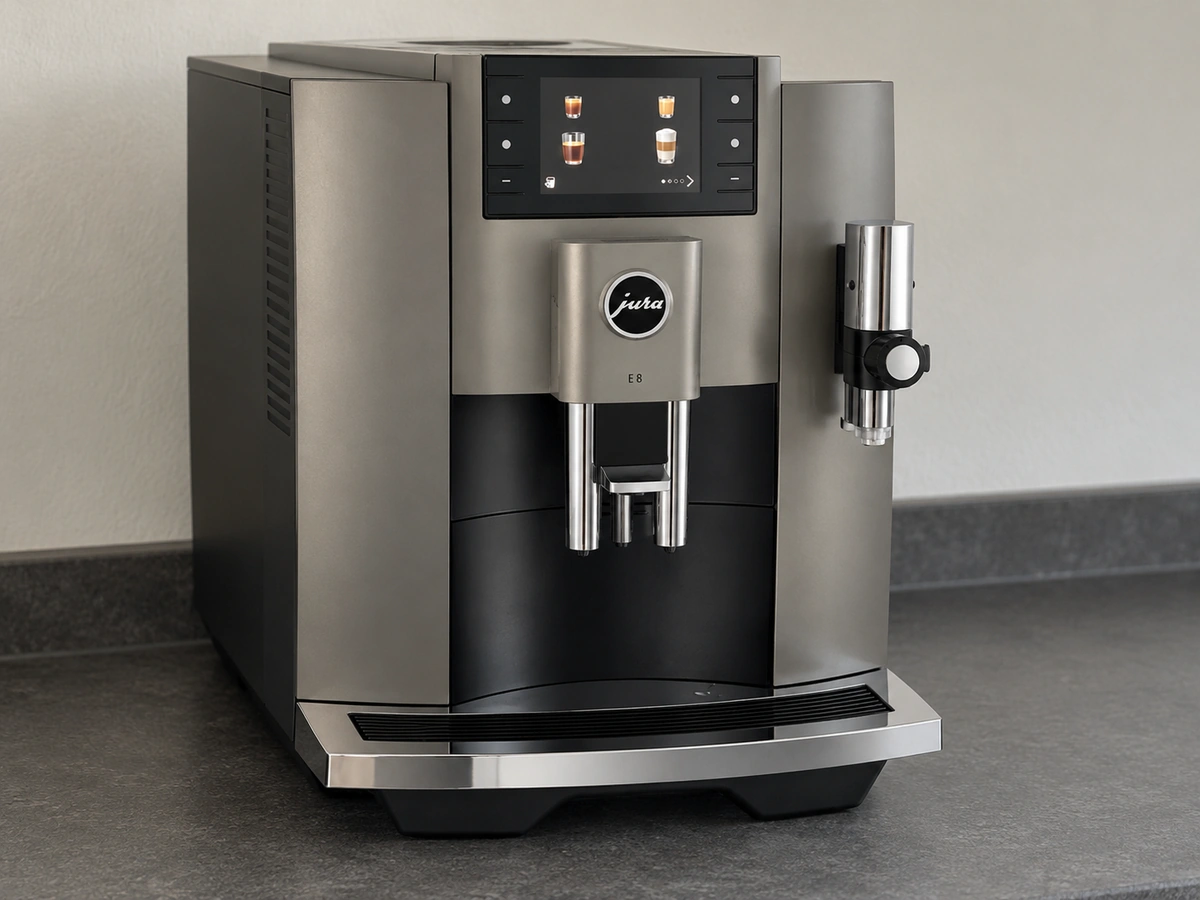 Jura E8, a super-automatic espresso machine