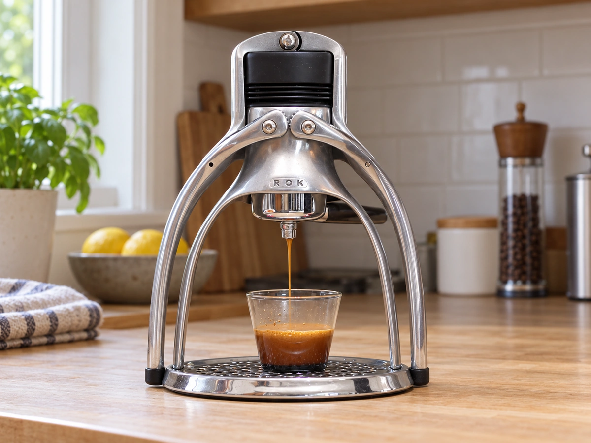 ROK Espresso GC with arms down