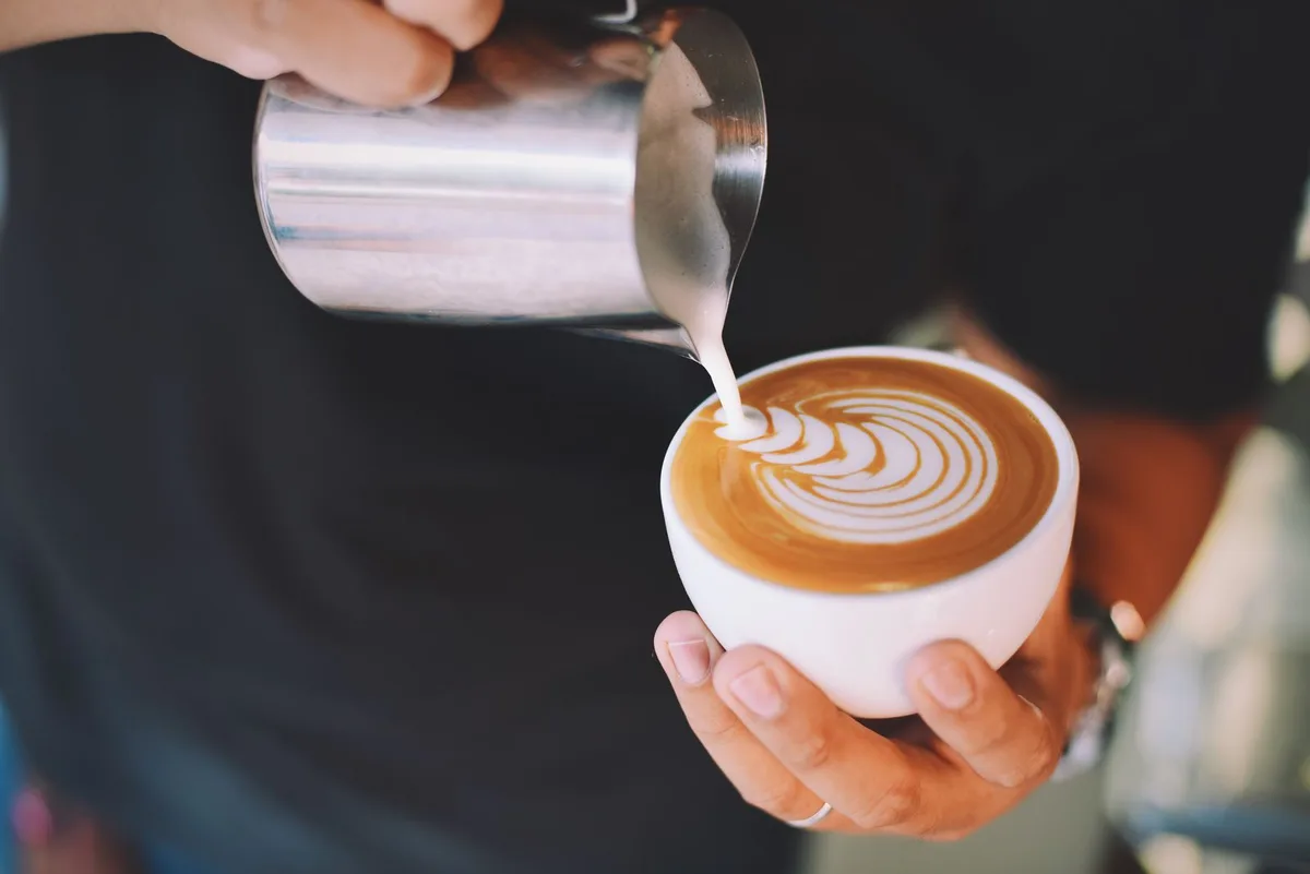 Signature honey lavender latte at Cicada