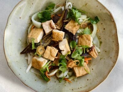 Pho Salad Charred Eggplant (Vegan)