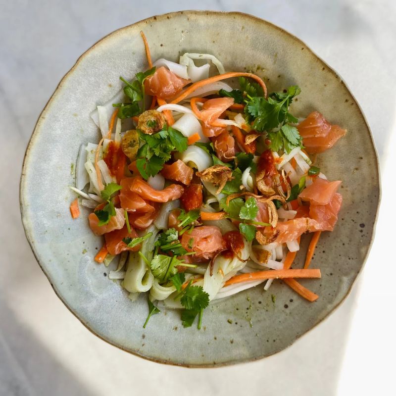 Pho Salad Cured Salmon